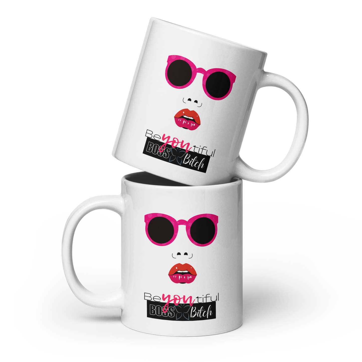 BeYoutiful Boss Bitch White Mug